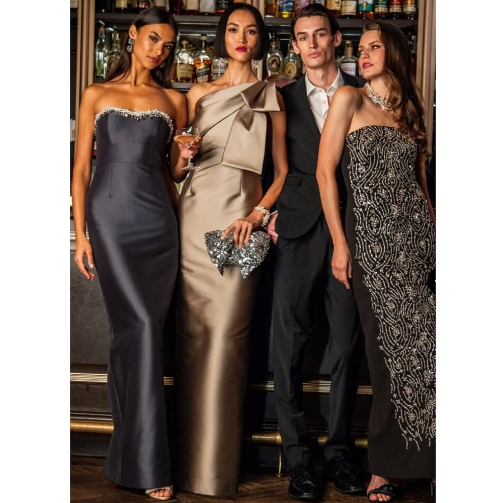 Sachin & Babi Bonnie Column Gown